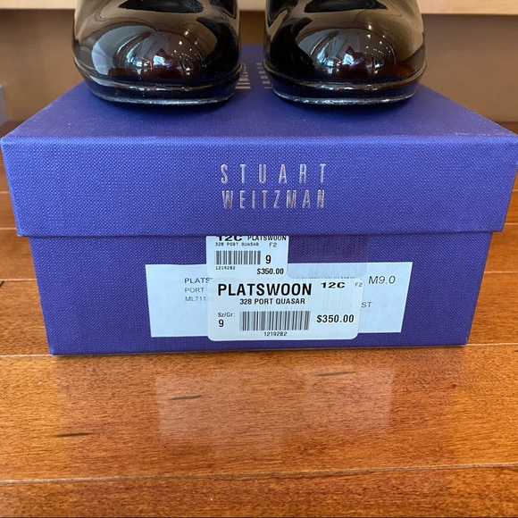 Stuart Weitzman Platswoon Platform Pump in Port - Picture 3 of 11